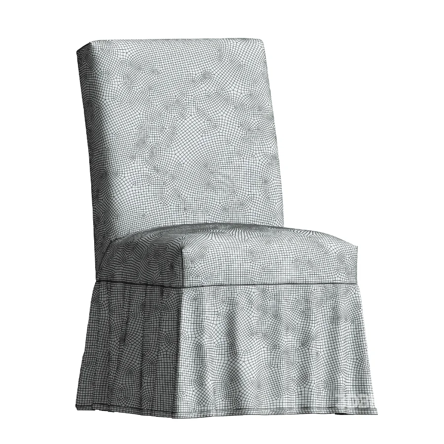 LoveShackFancy Slipcovered Side Chair Image 3