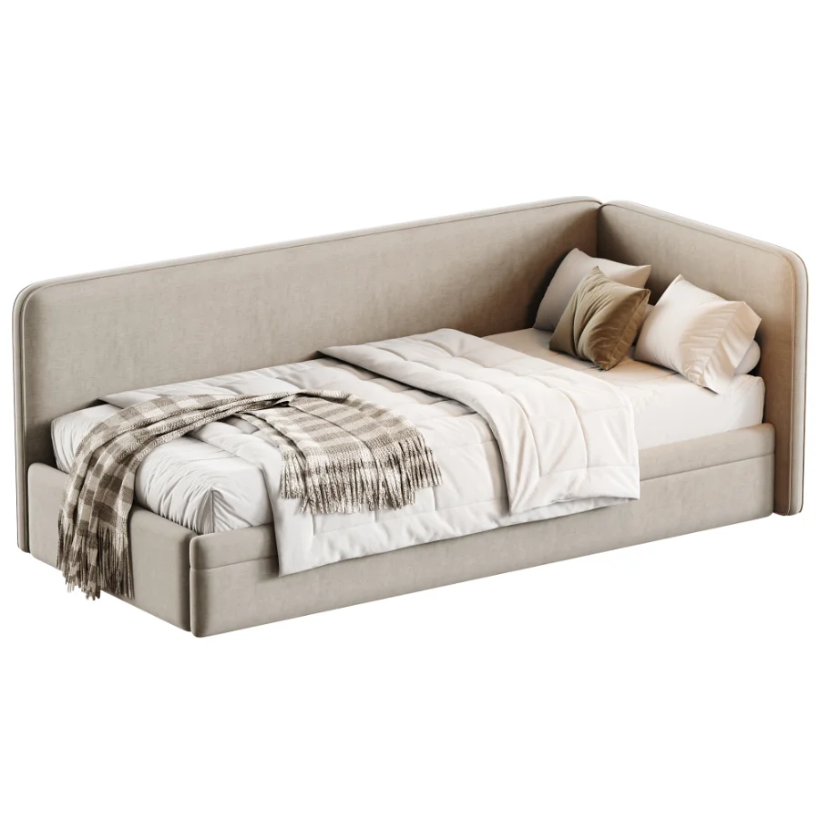 Childrens soft sofa bed Leo Image 3