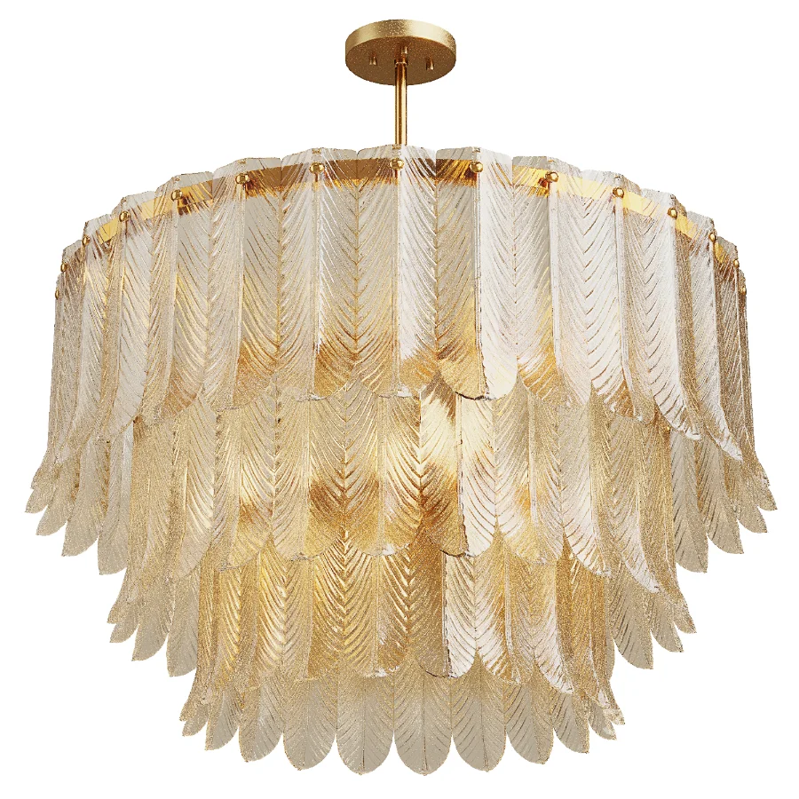Modern Luxury Glass Chandelier Image 1
