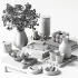Tabletop Amber Decor Set30 - Thumbnail 5