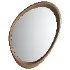 Asymmetrical Wooden Frame Mirror 02 - Thumbnail 1