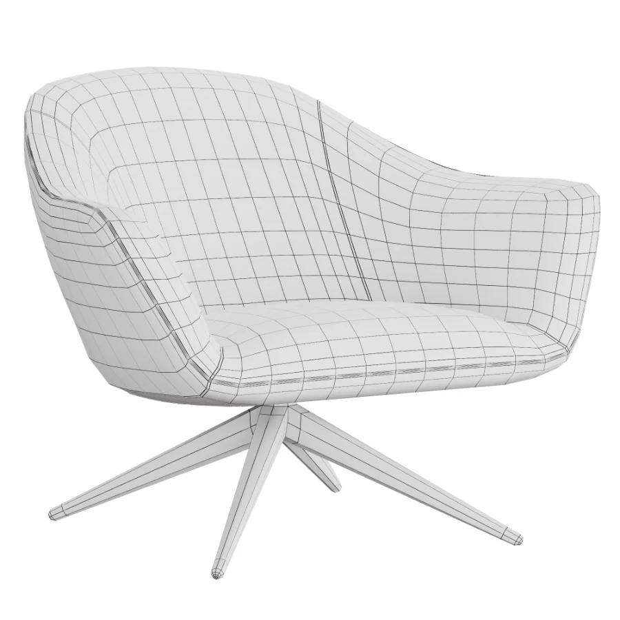 MAD_CHAIR_Trestle_based_armchair Image 1