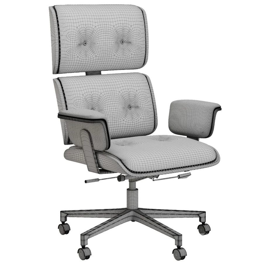 Black Home Office Chair Image 5
