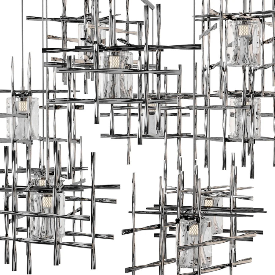 Tura Round Multi Light Pendant Image 5