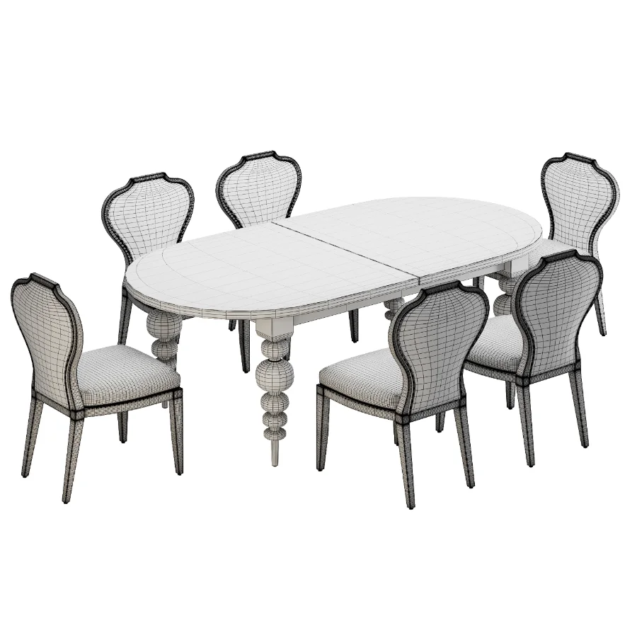 Dinning chair and table370 Image 4
