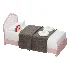 Avalie Upholstered Led Kids Bed - Thumbnail 2