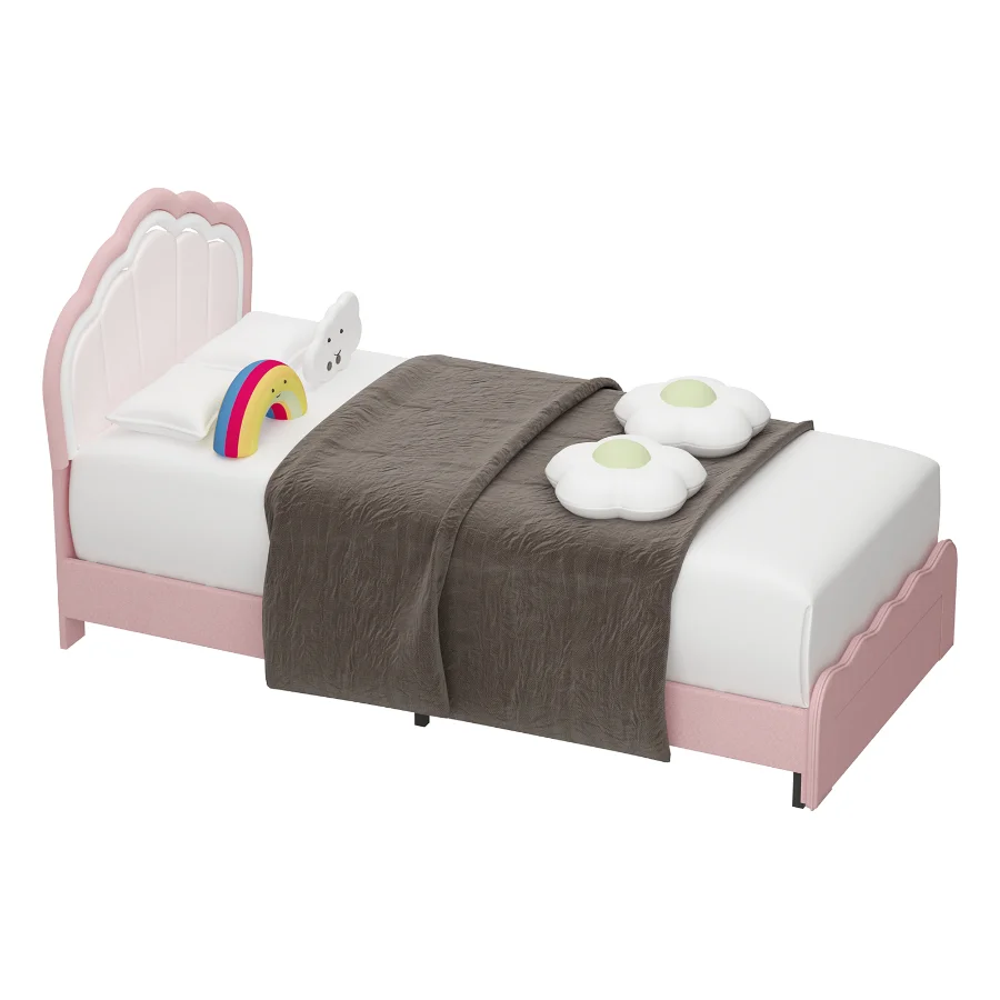 Avalie Upholstered Led Kids Bed Image 2