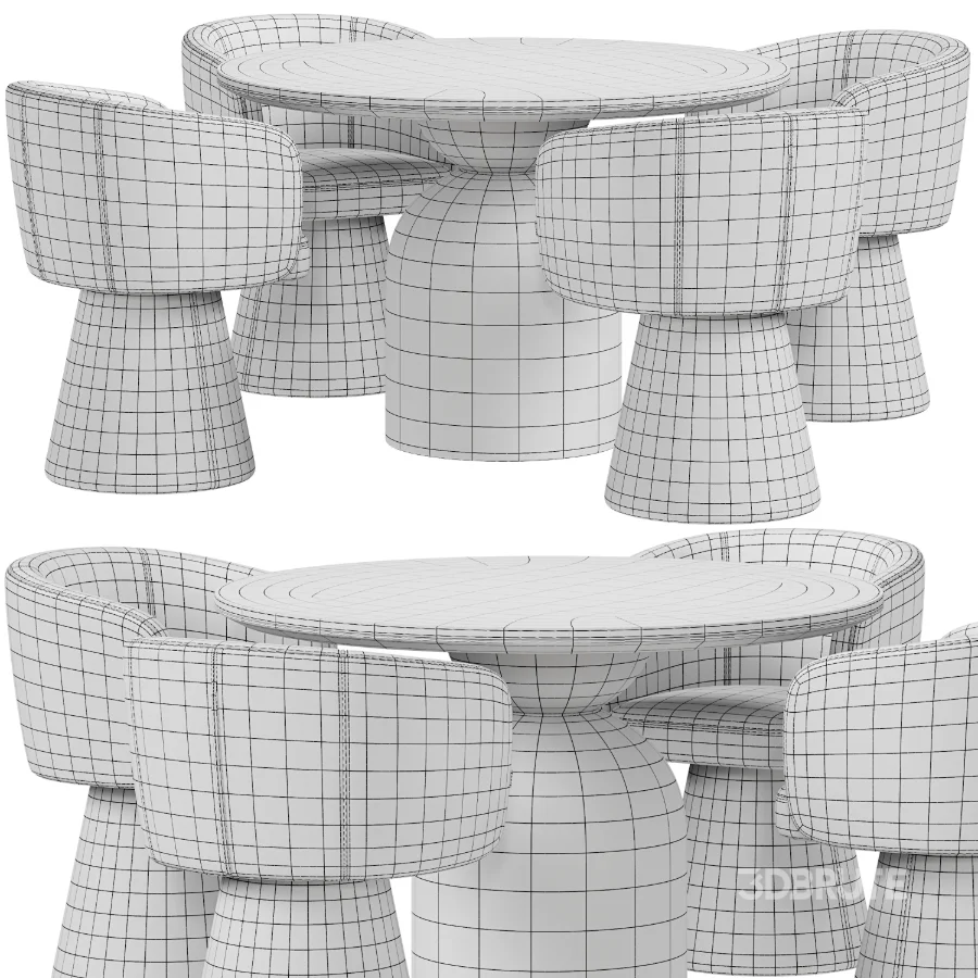 Tori Chair Round Dining Table Image 5