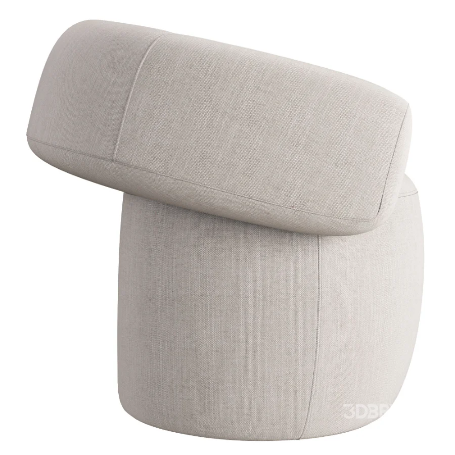 Ruff_Swivel_Small_Armchair Image 2