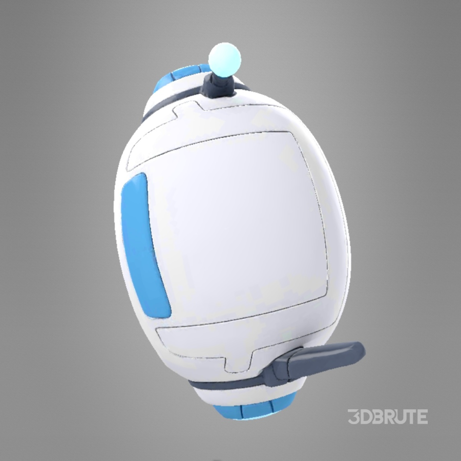 Cute Futuristic Robot Character Image 3