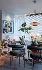 Modern living room and dining room interior scene - Thumbnail 1