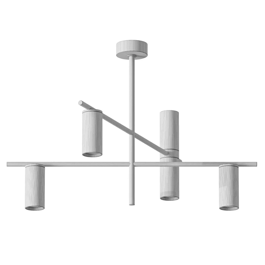 Caelithra Nordic Long Cylinder Chandelier Image 3