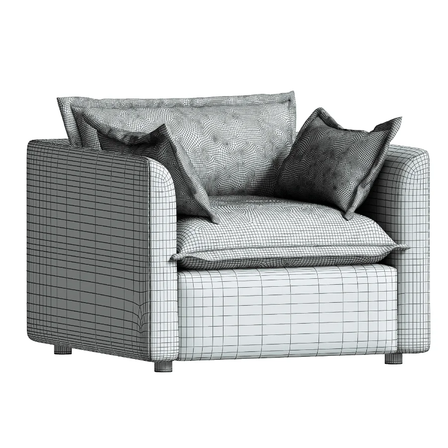 Denver Sunbrella Stripe Outdoor Chair Image 1