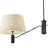 Black Fabric Double Ceiling Lamp - Thumbnail 3