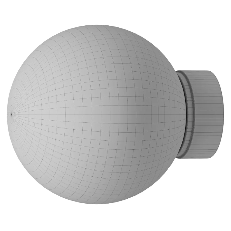 Tom Dixon Globe Opal Surface Wall Light White LED Image 3