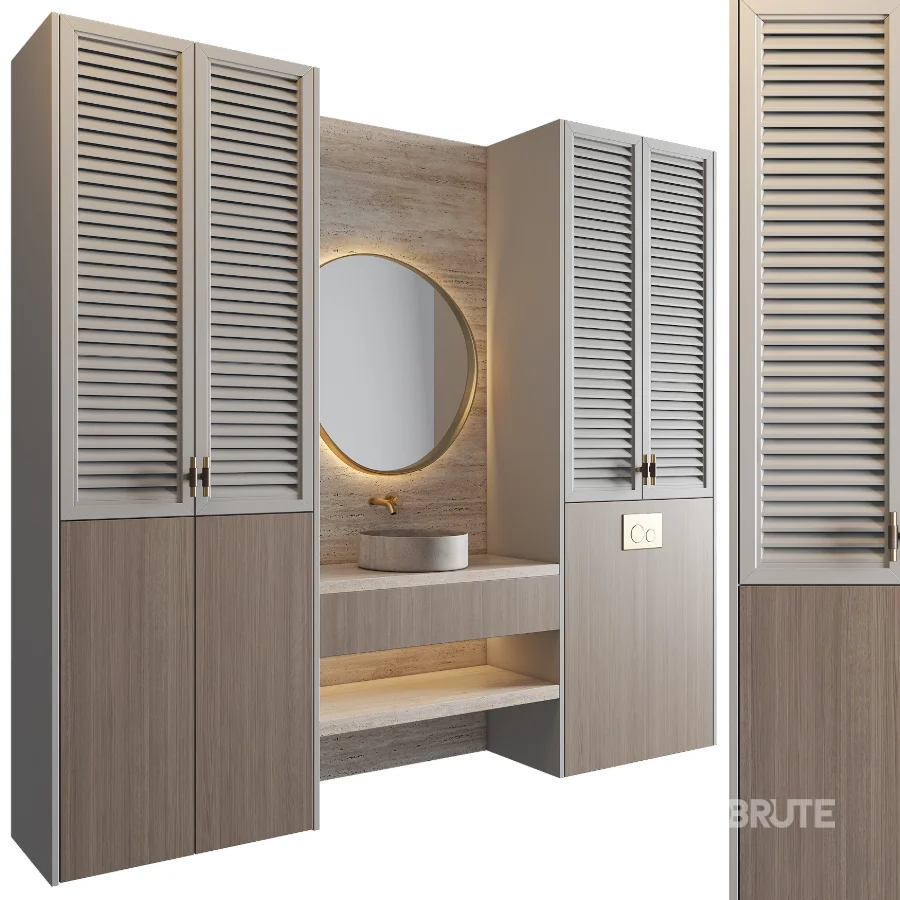Bathroom Furniture Set 02 Image 2