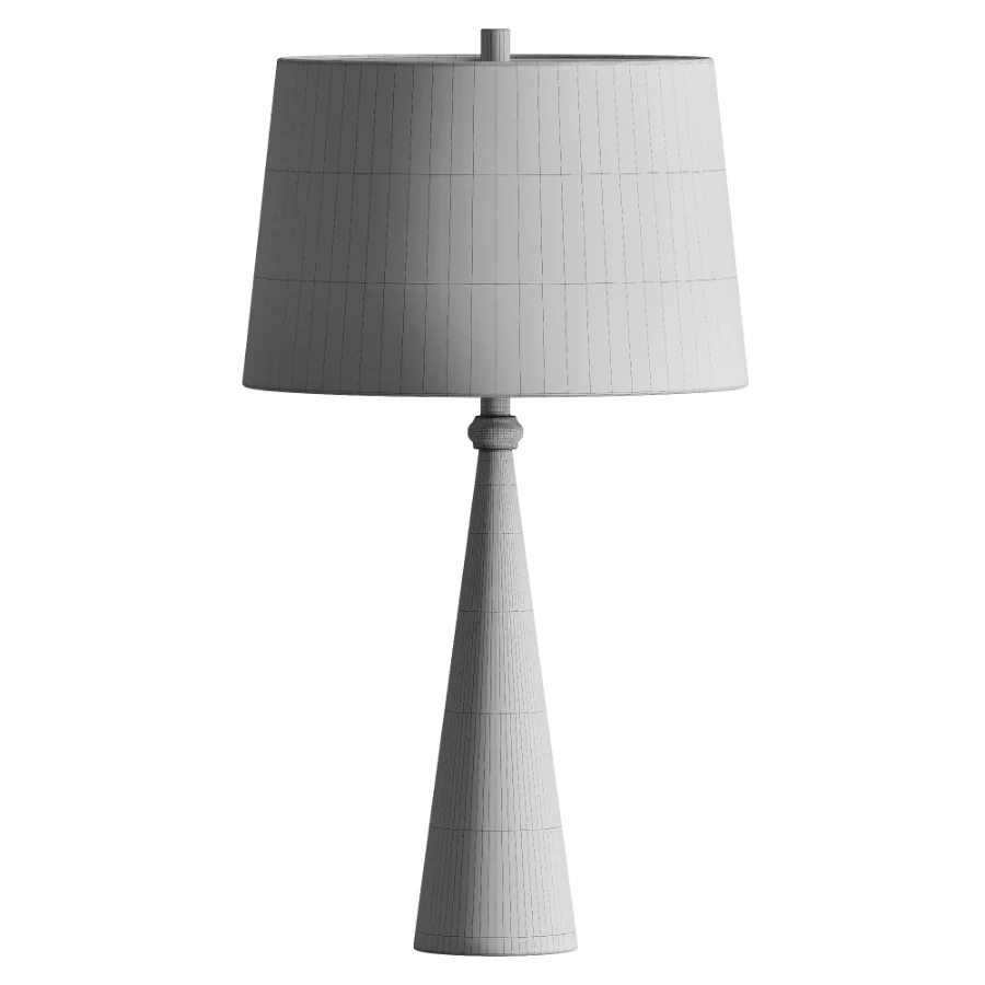 Cone Metal Table Lamp Image 3