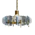 Modern Wagon Wheel 6-Light Chandelier - Thumbnail 5