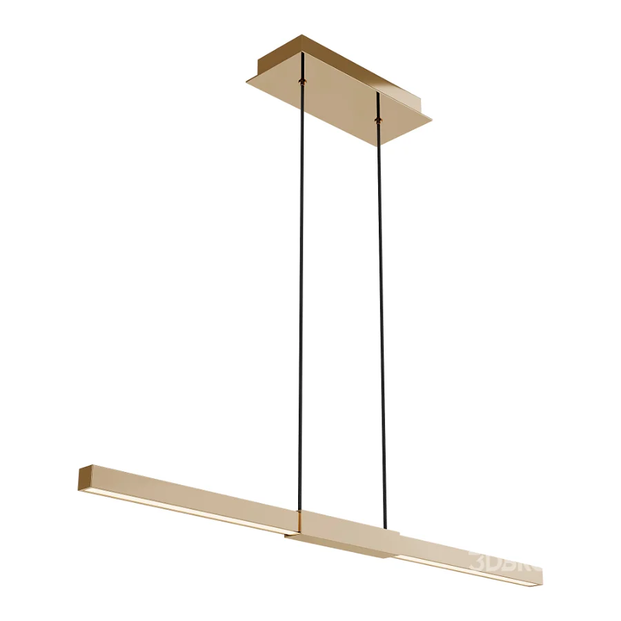 Tie Stix Metal Center Feed Suspension Light Image 4