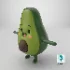 Avocado Cartoon 3D Character - Thumbnail 23