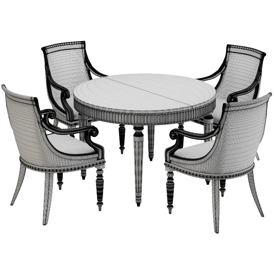 Dinning chair and table366 Image 1