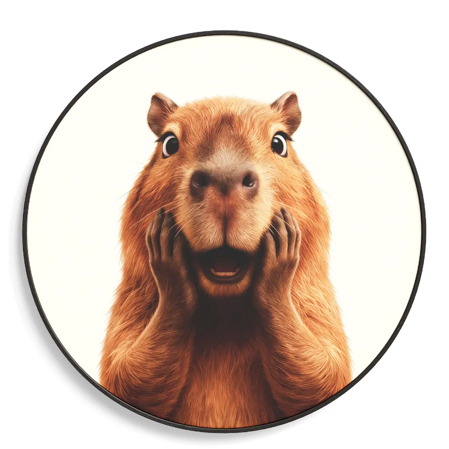 Surprised Capybara Wall painting Image 1