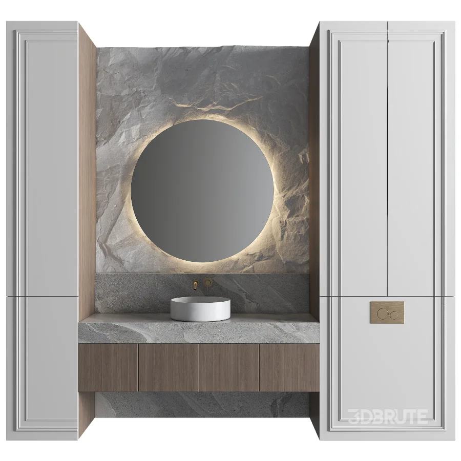 Bathroom Furniture Set 04 Image 1