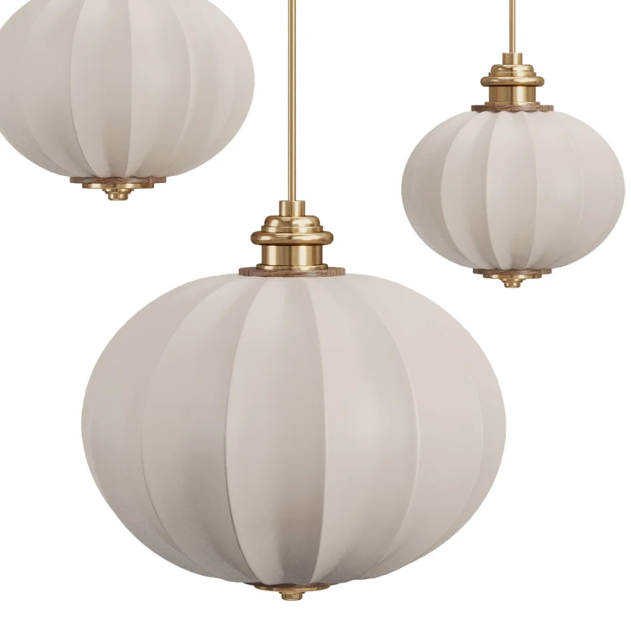 Plaza Linen Pendant Light Image 3