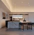Modern living room and dining room interior scene - Thumbnail 2