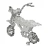 Keano Motocross Style Kids Bike - Thumbnail 2