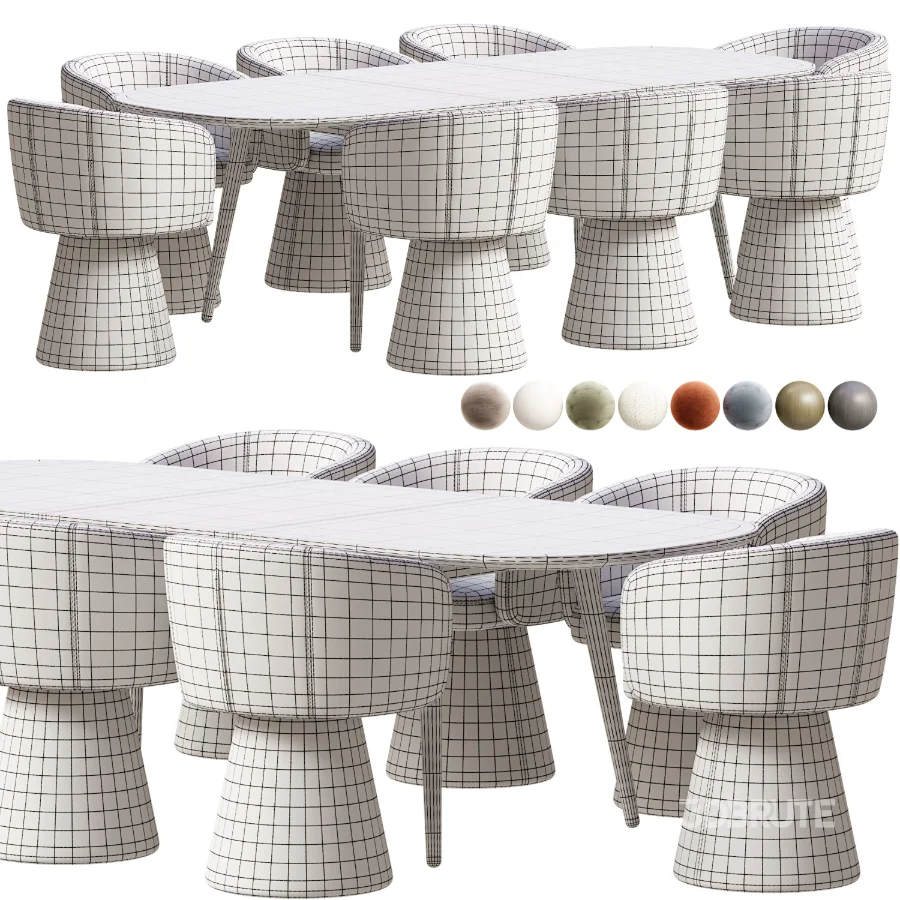 Tori Chair Fjord Dining Table Image 6