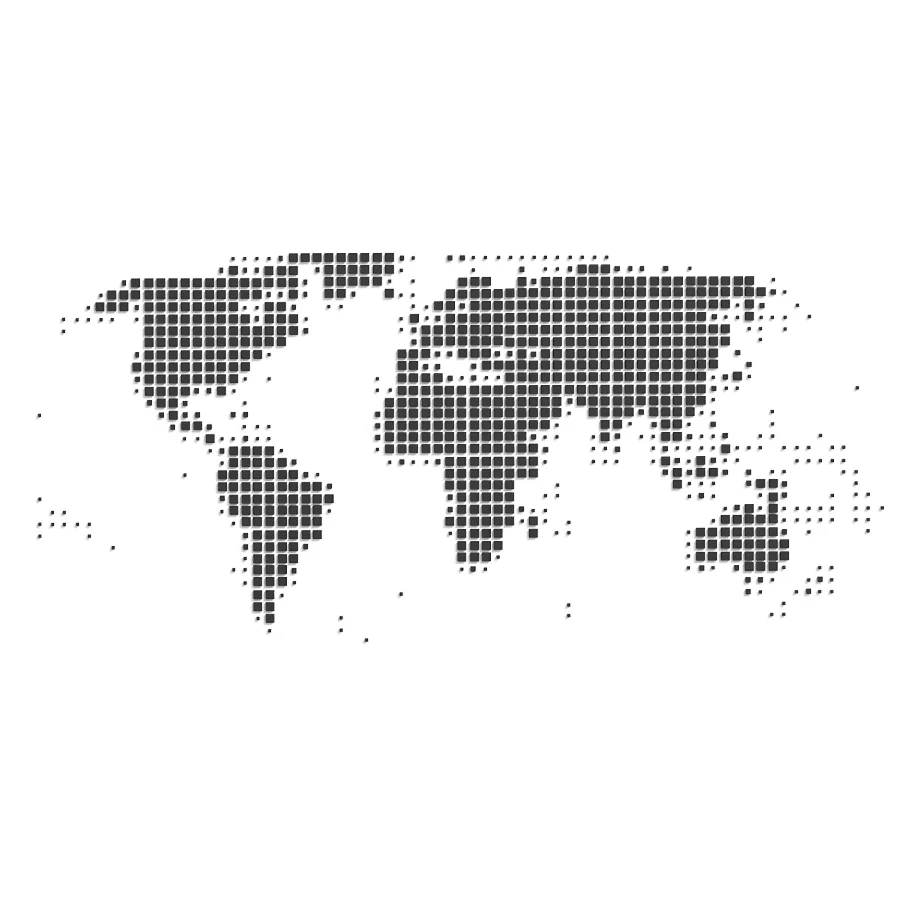 Abstract World Map Wall Image 1