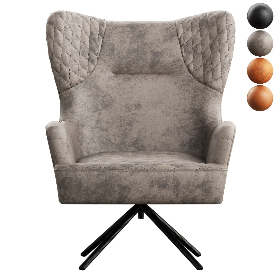 BARNABY ARMCHAIR MOLESKIN MUSSEL Image 2