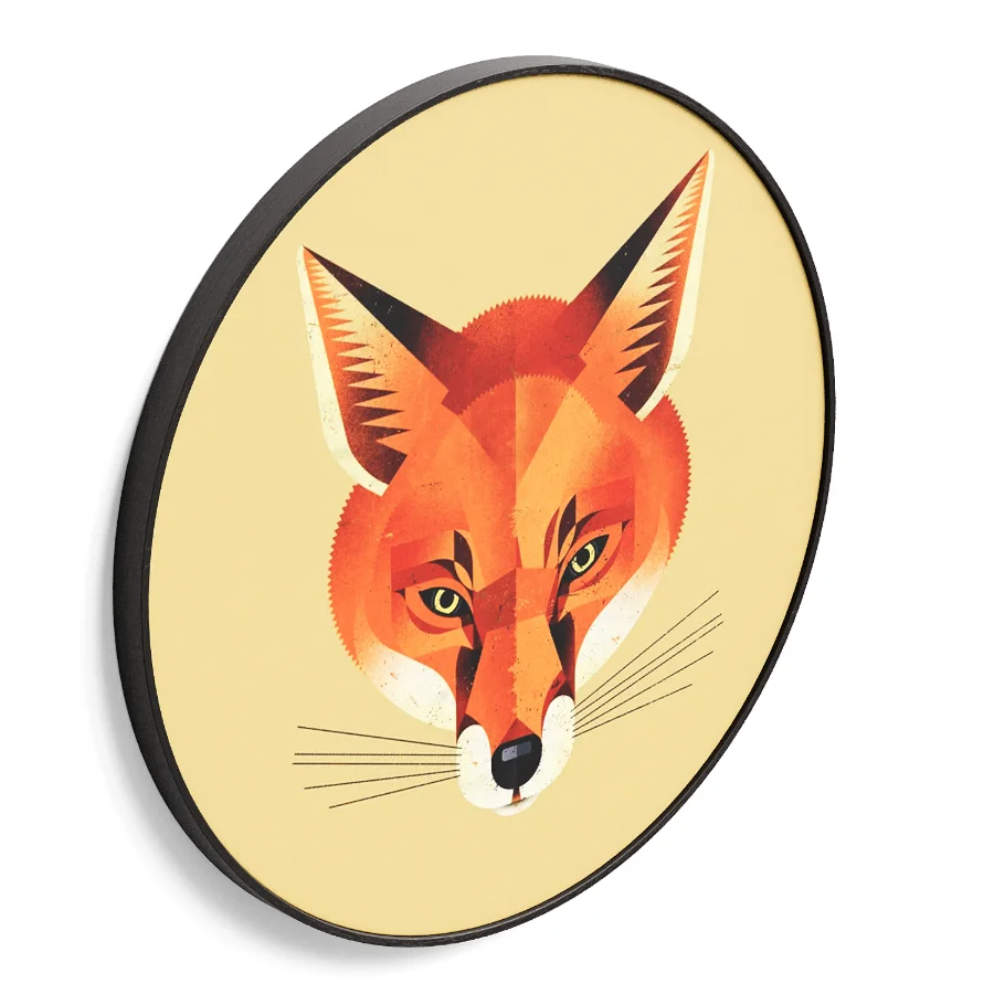 Wall Painting Braun Fox Image 2