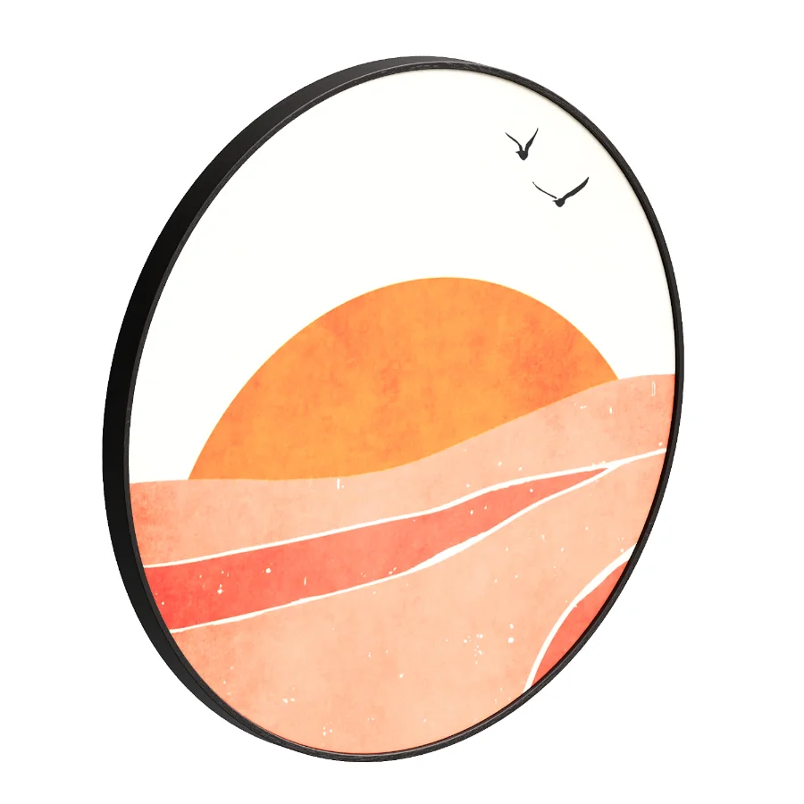 Sunset on Land painting Image 1