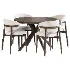 Ferrara Chair Leyptsig Dining Table - Thumbnail 1