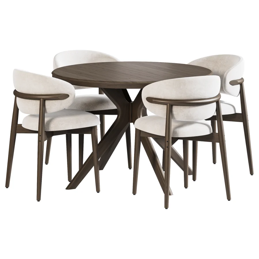 Ferrara Chair Leyptsig Dining Table Image 1