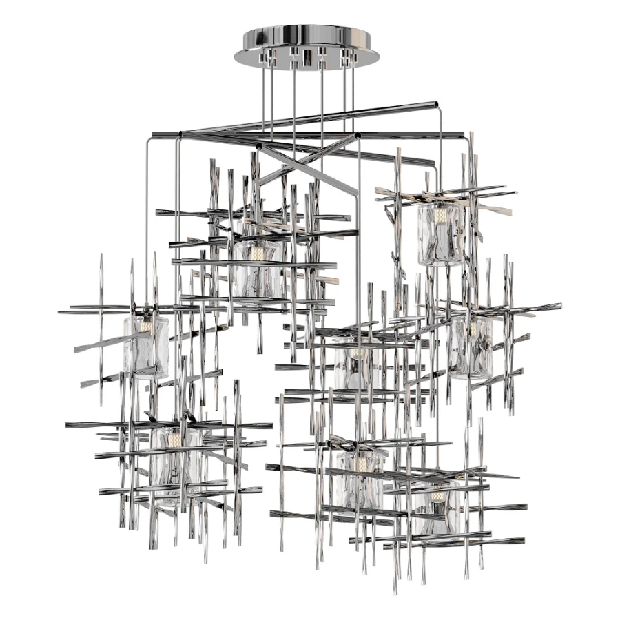 Tura Round Multi Light Pendant Image 3