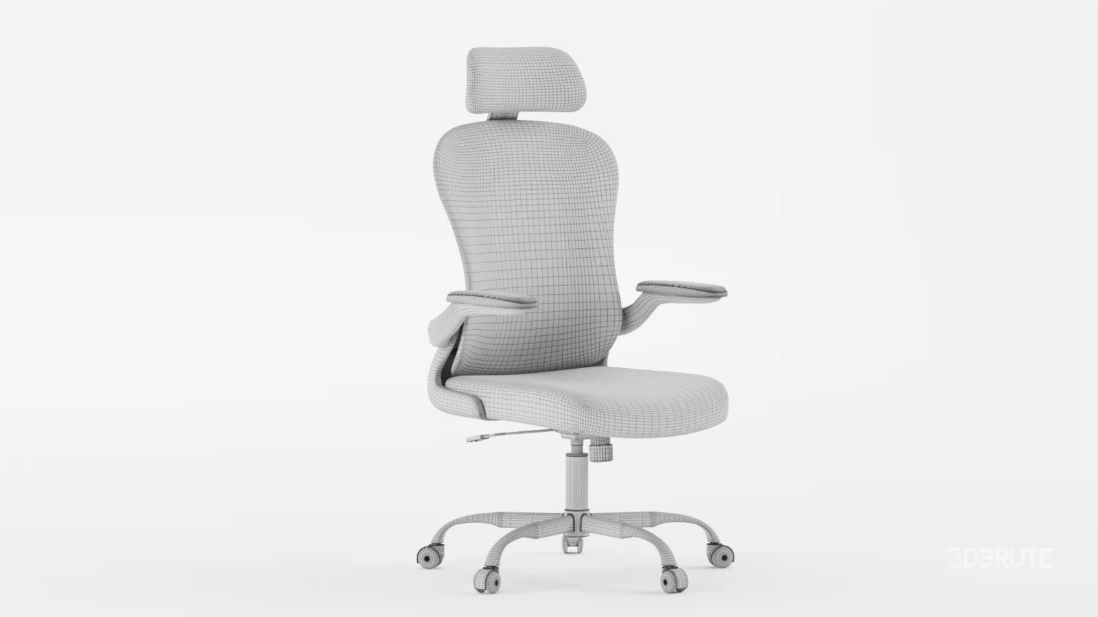 aveza office medium back chair mesh and fabric-dark grey Image 10