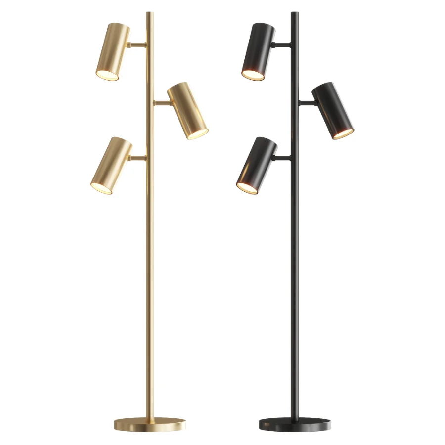 Possini Euro Canasta Trac Tree Floor Lamp Image 1