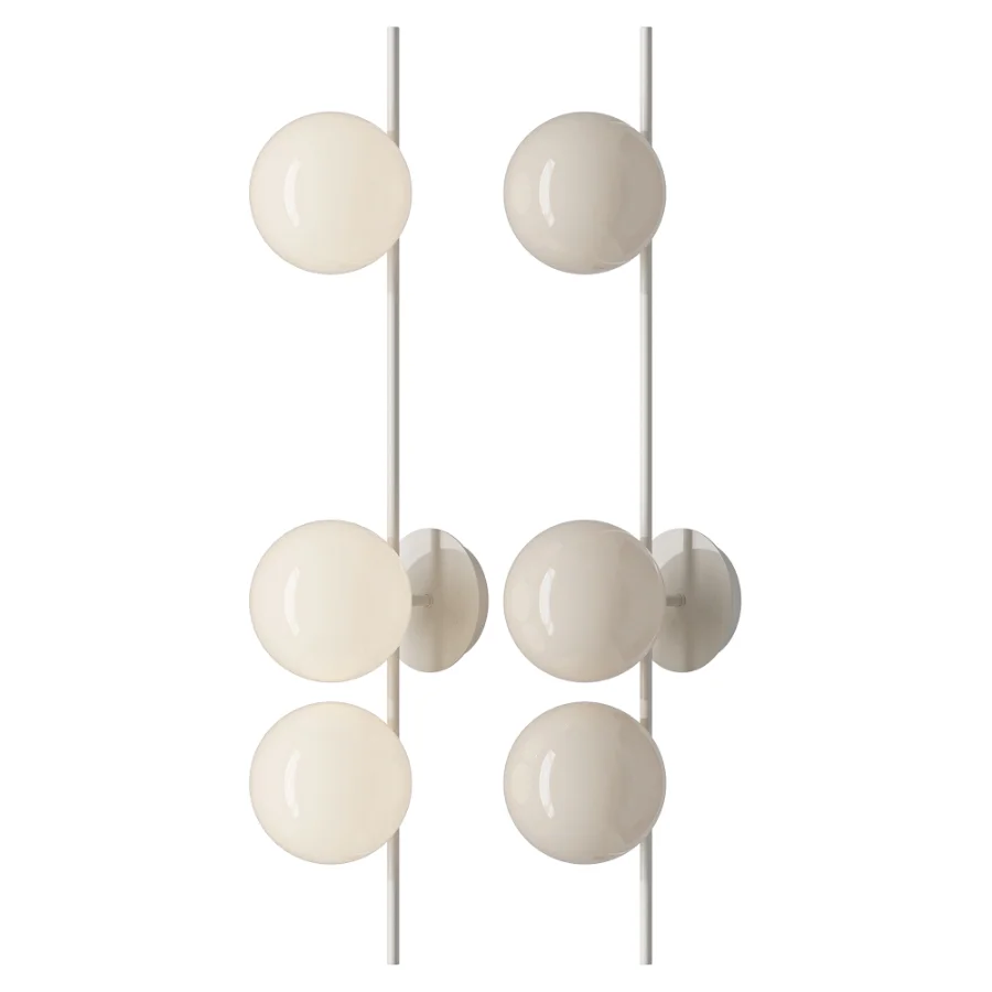 Atlanta wall and ceiling light made of opal glass Image 1