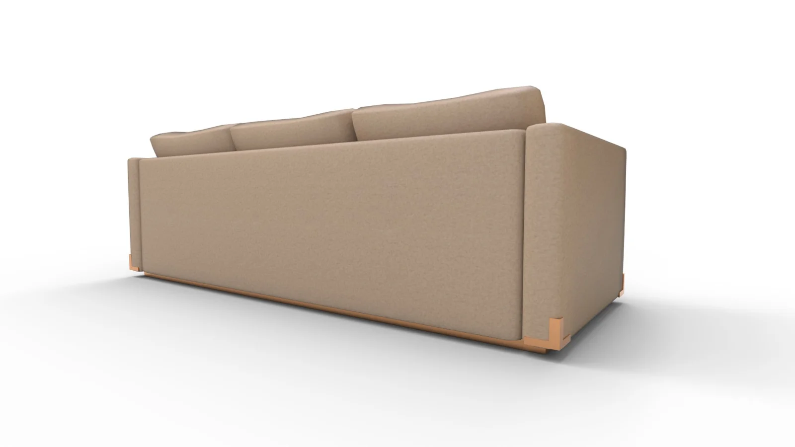 WALKER SOFA FAWN VELVET Image 3