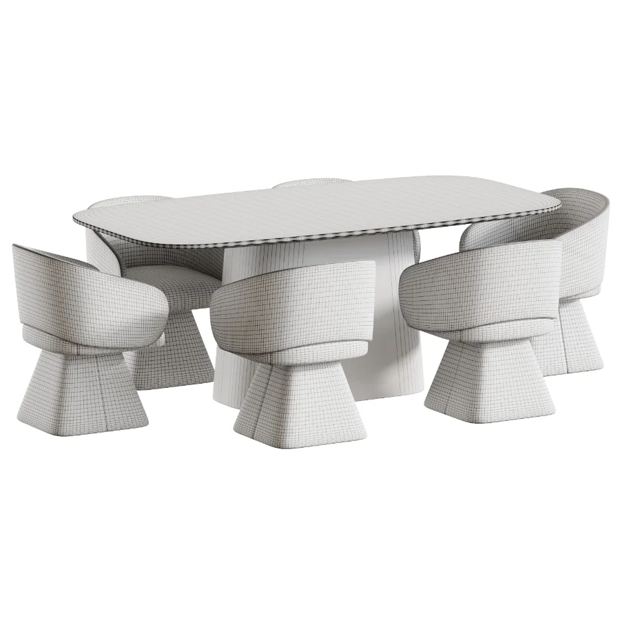 Milan chair and Kitchen table Image 6