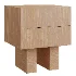Bertu Nightstand Suelo Modern Oak Nightstand - Thumbnail 2