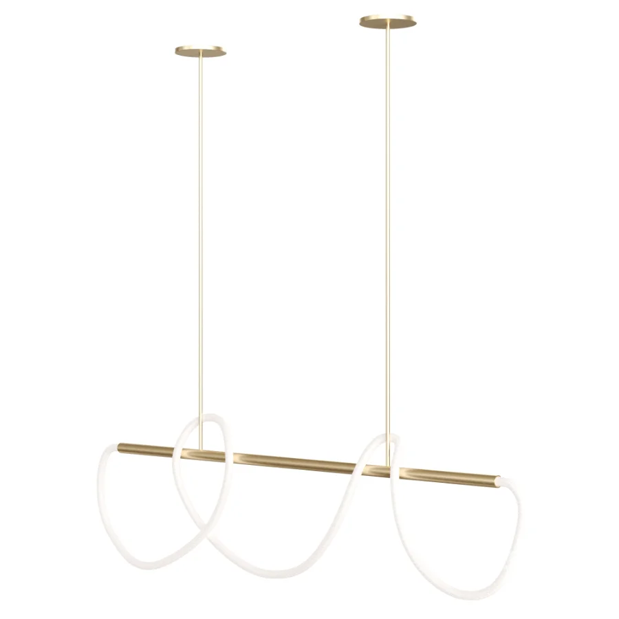 Festif Linear Pendant Lamp by Dbianco vol 1 Image 1