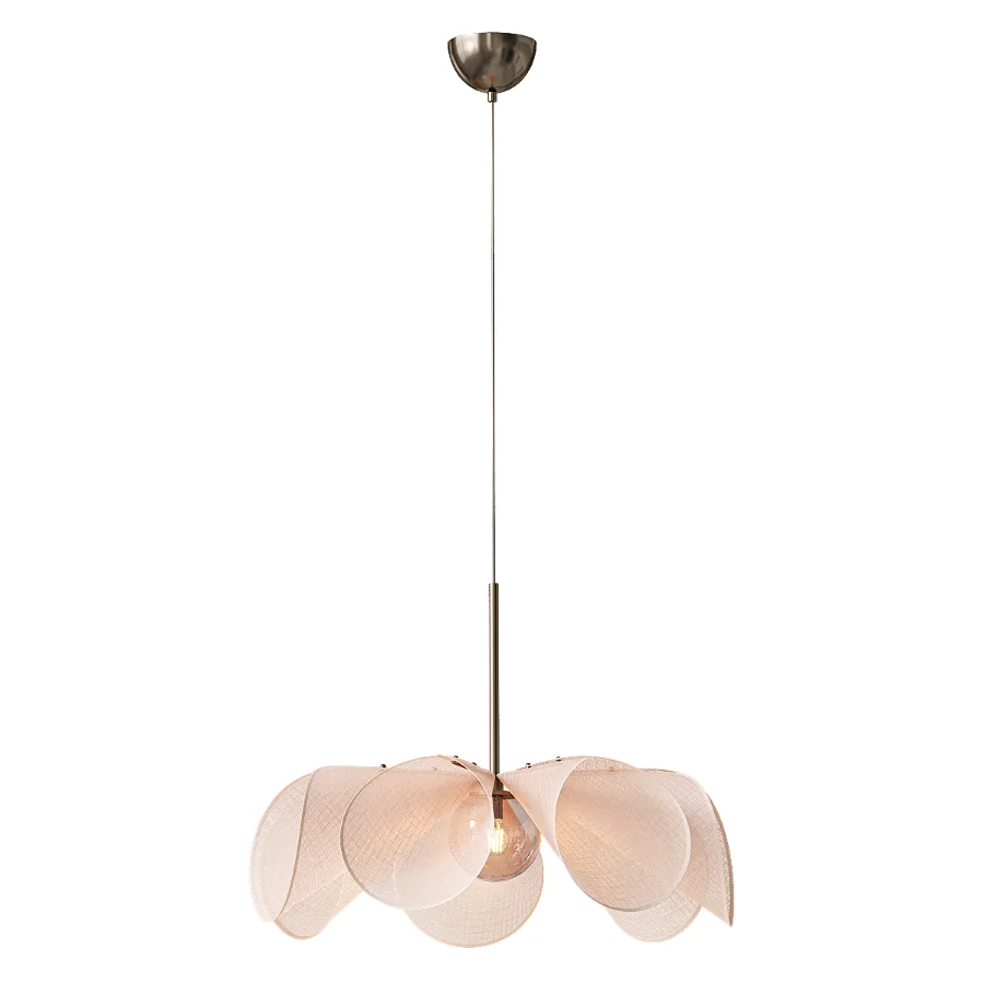 Japandi Style Flower Pendant Lamp Image 2