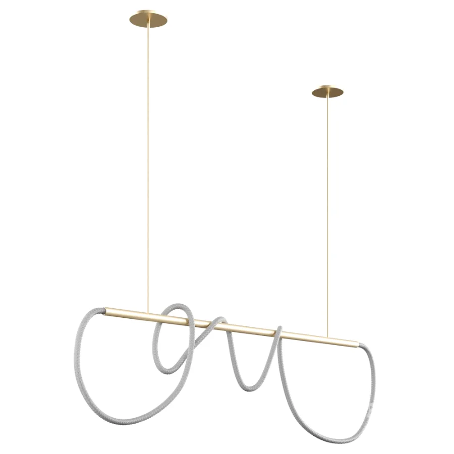 Festif Linear Pendant Lamp by Dbianco vol 2 Image 3