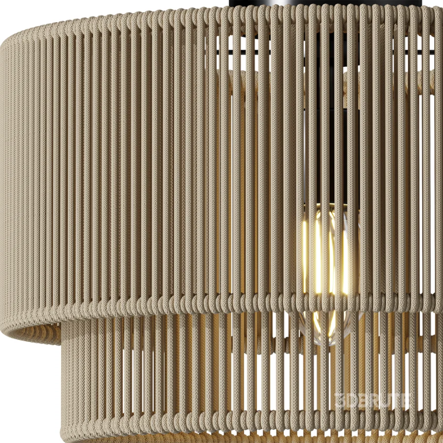 Cecillia ceiling light made of jute Image 3