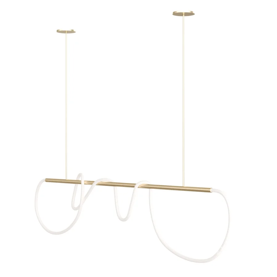 Festif Linear Pendant Lamp by Dbianco vol 2 Image 9