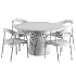 Camille Armchair Nelly Table - Thumbnail 8